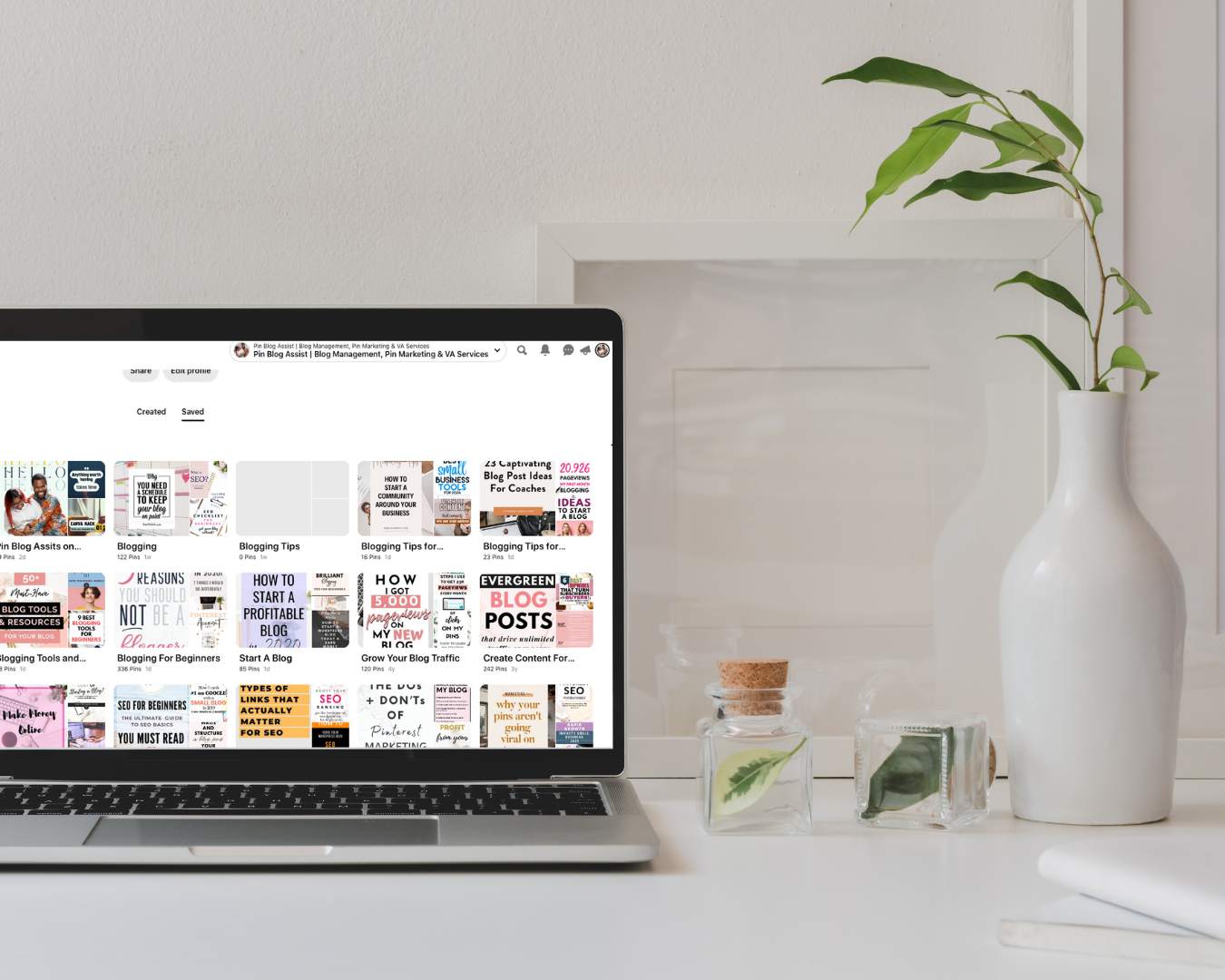 pin blog assist Pinterest account