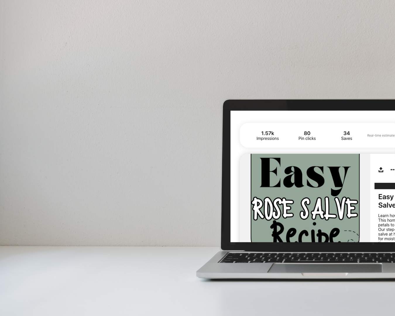 pin blog assist- client Pinterest pin analytics