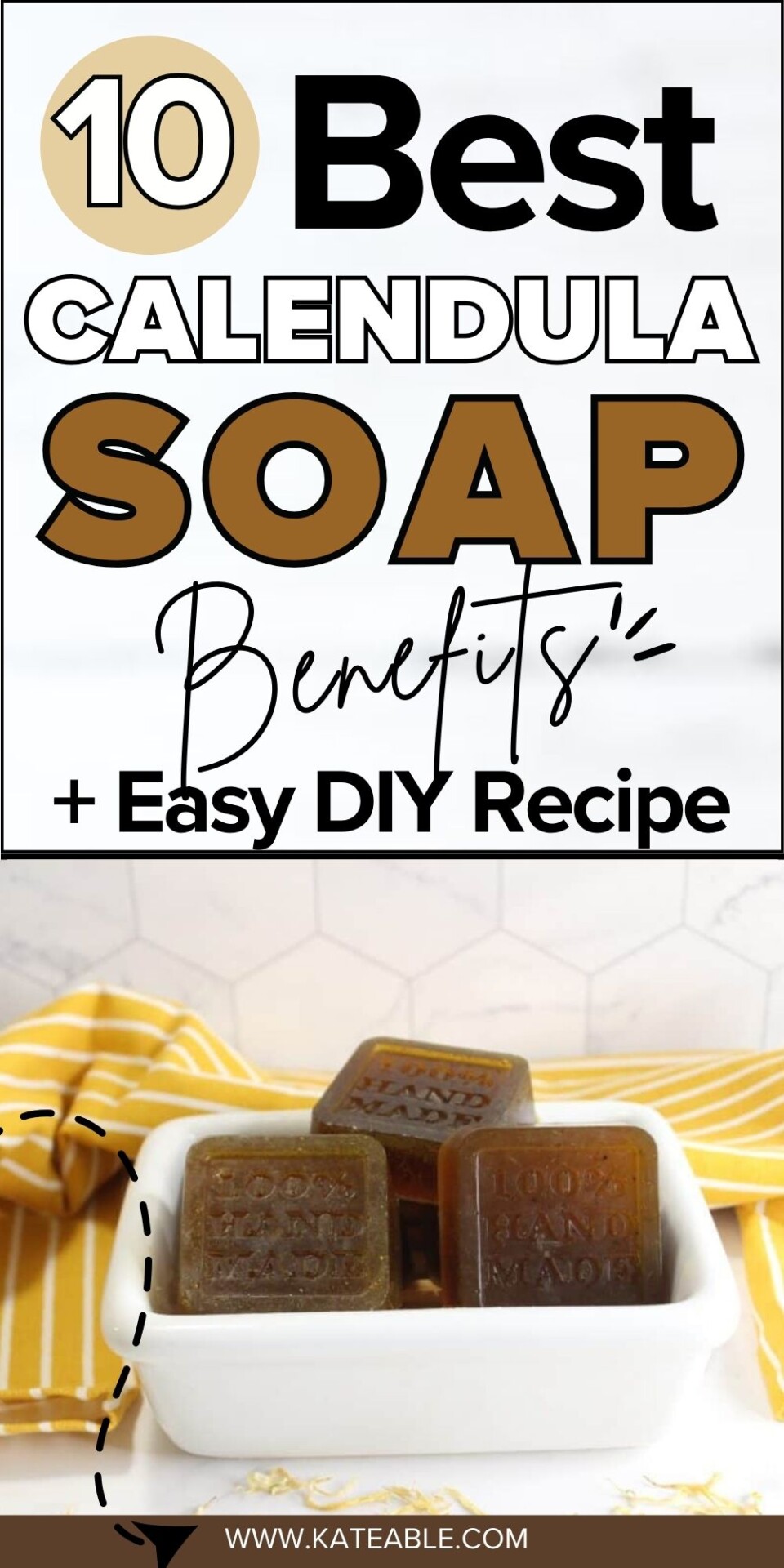 10 Calendula Soap Benefits + Easy DIY Recipe
