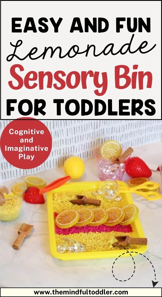 Easy and Fun Lemonade Sensory Bin for Toddlers