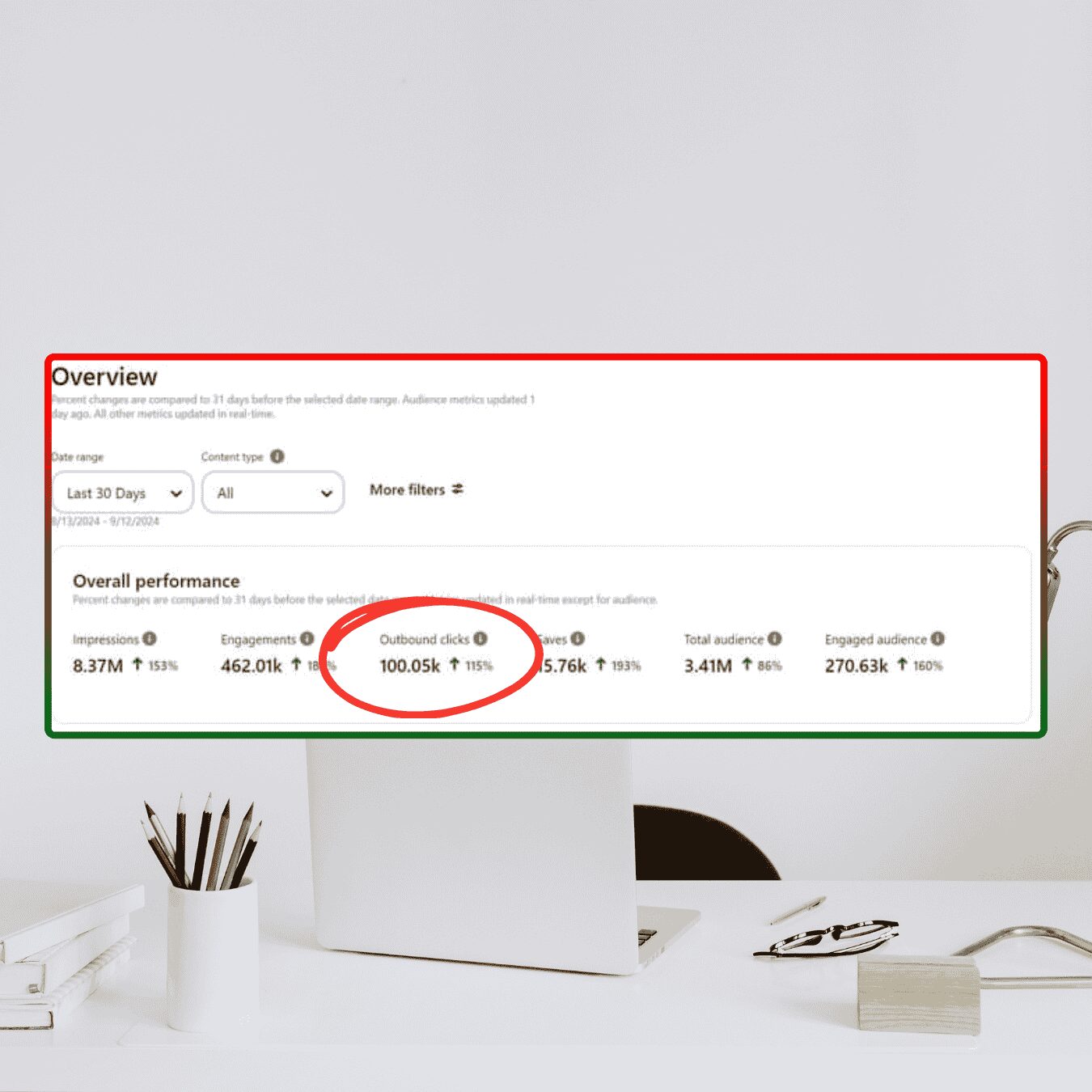 pinterest management for bloggers screenshot