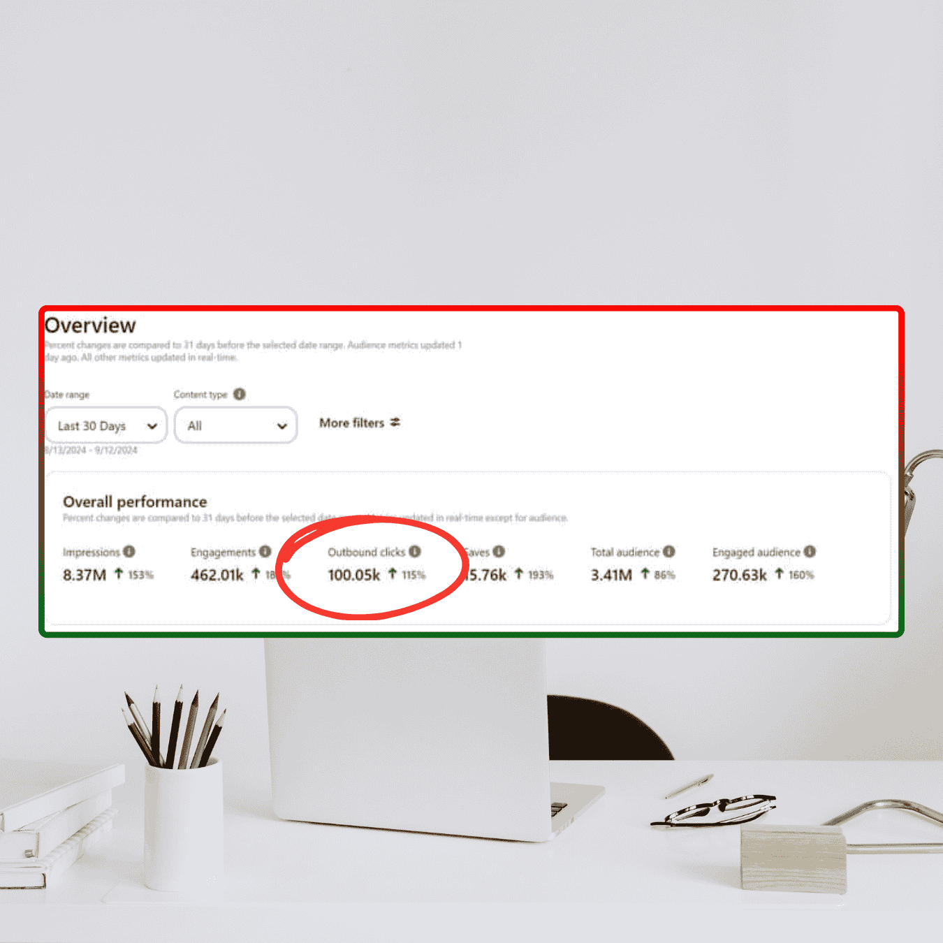 pinterest management for bloggers screenshot
