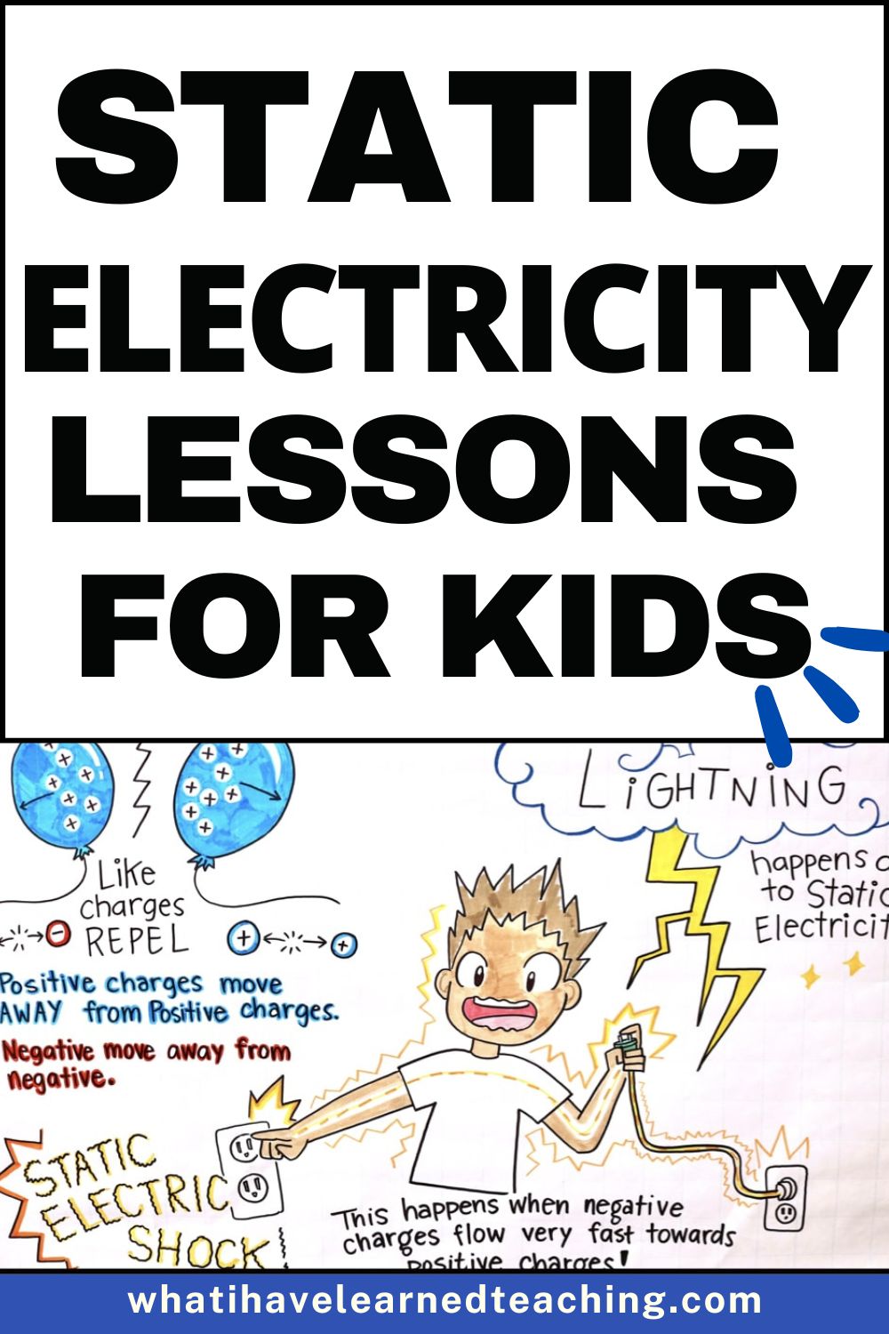 Static electricity lessons for kids PIN